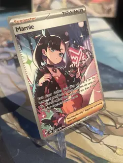 Marnie Full Art Pokemon Anime Waifu Doujin ACG DIY Trainer Art card - Image 2