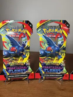 Pokemon TCG: Phantasmal Flames Sleeved Booster Packs - 4 Packs - Image 3