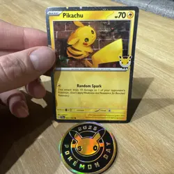 Pikachu 051 /162 Stamped 2026 Pokemon Day 30 Promo TCG With Coin - Image 5