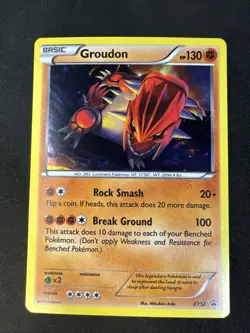 Groudon XY52 XY Holo Black Star Promo Pokemon - Image 1