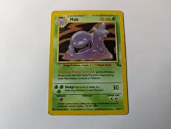 Pokemon TCG Muk Fossil 13/62 Holo Unlimited Holo Rare - Image 1