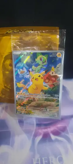 Pikachu #27 SEALED Pokemon TCG Black Star Promo Mint Paldea Evolved ETB 027 - Image 1