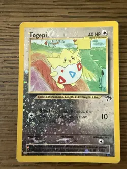 Pokemon TCG - Togepi Southern Islands Reverse Holo w/ Swirl - Image 1
