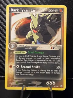Pokemon TCG Dark Tyranitar 20/109 Team Rocket Returns Regular Non-Holo MP - Image 1