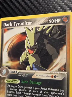 Pokemon TCG Dark Tyranitar 20/109 Team Rocket Returns Regular Non-Holo MP - Image 2