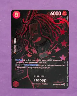 One Piece TCG OP09-013 Yasopp SP OP12 Legacy Of The Master - Image 1
