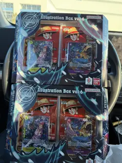 One Piece Illustration Box Vol 6 - 2 Factory Sealed & 12 packs op-13 lot - Image 1