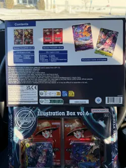 One Piece Illustration Box Vol 6 - 2 Factory Sealed & 12 packs op-13 lot - Image 2