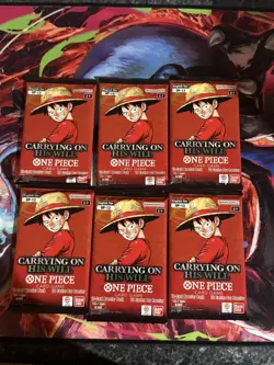 One Piece Illustration Box Vol 6 - 2 Factory Sealed & 12 packs op-13 lot - Image 5