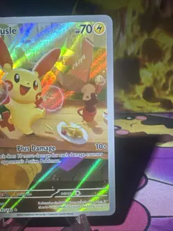 Plusle 193/182 SV04: Paradox Rift Full Art Holo Pokemon Trading Card Holo NM - Image 2