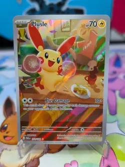 Pokemon Plusle 193/182 Sv04: Paradox Rift Holo Near Mint (NM) - Image 1