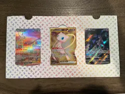 Pokemon 151 UPC Promo Set, Box Fresh: Metal Mew 205, Sealed Mew 053 & Mewtwo 052 - Image 1