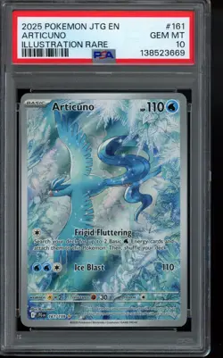 PSA 10 - 2025 Articuno 161/159 Sv09: Journey Together Holo Pokemon - Image 1