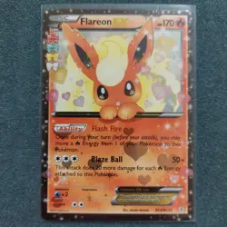 Flareon EX RC6/RC32 XY Generations Pokemon TCG 2016 Radiant Collection Holo M/NM - Image 2