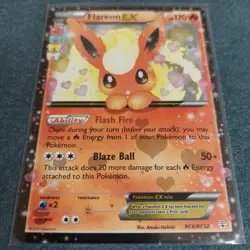 Flareon EX RC6/RC32 XY Generations Pokemon TCG 2016 Radiant Collection Holo M/NM - Image 4