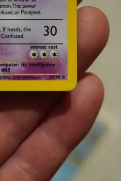 NM Alakazam Base Set 2 Holo Vintage Pokemon Card TCG WOTC UK 1/130 - Image 5