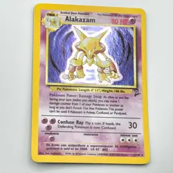 Alakazam 1/130 Base Set 2 Vintage Pokemon TCG Rare Holo MINT/NM - Image 1
