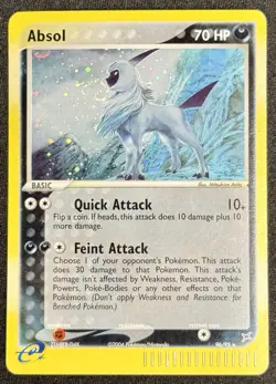 2004 Pokemon EX Team Magma Vs. Team Aqua Team Absol Holo 96/95 MP - Image 1