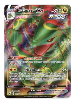Rayquaza VMAX 102/159 Holo Sword & Shield Crown Zenith Pokemon TCG Card NM - Image 1