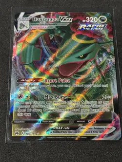 Rayquaza VMAX Ultra Rare 102/159 Sword & Shield Crown Zenith Pokemon TCG Card NM - Image 1