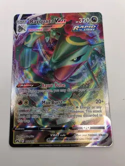 Rayquaza VMAX 102/159 Holo Sword & Shield Crown Zenith Pokemon TCG Card NM+ - Image 1