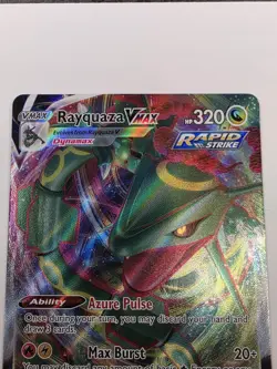 Rayquaza VMAX 102/159 Holo Sword & Shield Crown Zenith Pokemon TCG Card NM+ - Image 3