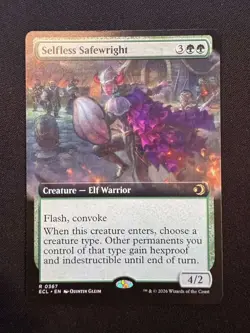 Selfless Safewright - #367 - MTG: Lorwyn Eclipsed - Extended Art - NM - Image 1
