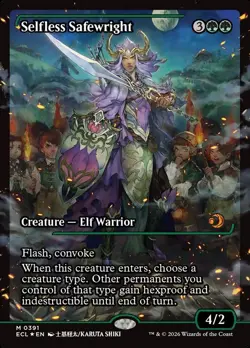 Selfless Safewright 391 NM Foil Showcase Lorwyn Eclipsed MTG - Image 1