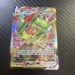 Rayquaza VMAX 111/203 Evolving Skies Ultra Rare Holo Pokemon Card TCG Full Art - Image 1