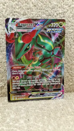 Pokemon TCG Card Rayquaza VMAX 111/203 Evolving Skies Ultra Rare Holo - NM - Image 1