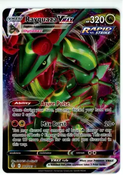 Pokemon TCG Rayquaza VMAX 111/203 Swsh07: Evolving Skies Ultra Rare Holo - Image 1