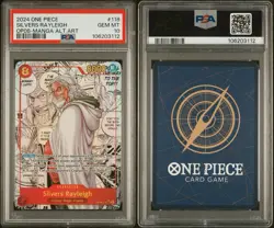 PSA 10 Silvers Rayleigh Manga Alt OP08-118 One Piece TCG Two Legends Gem Mint - Image 3