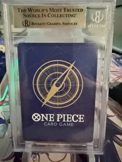 One Piece 2024 Two Legends Silvers Rayleigh Manga Art #OP08-118 BGS 10 - Image 2