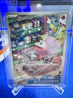 Pokemon TCG Fuecoco Scarlet & Violet Paldea Evolved Holo Card 201/193 - Image 1
