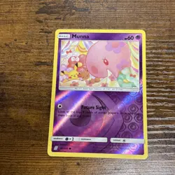 2019 Pokemon MUNNA Unified Minds REVERSE HOLO Foil Sun & Moon Set Card 88/236 NM - Image 1