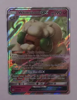Pokemon Whimsicott GX Ultra Rare Card 140/214 Unbroken Bonds TCG - Image 1