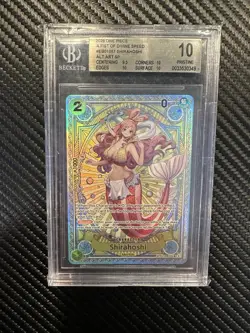 One Piece Shirahoshi EB01-057 SP a Fist of Divine Speed OP11 Card English BGS 10 - Image 1