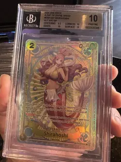 One Piece Shirahoshi EB01-057 SP a Fist of Divine Speed OP11 Card English BGS 10 - Image 3