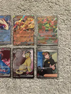 Pokemon Destined Rivals & JTG + SSP Lot Of 8 Ex / IR / Full Art Cards NM - Image 3