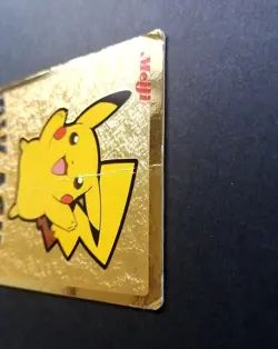 Pokemon Card Pikachu Gold Foil Japanese Meiji Get Card Promo 2000 - Image 2