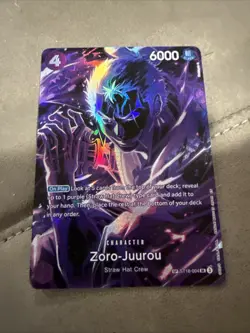 Zoro-Juurou (ST18-004) Alt Art English SP Rare OP12 - One Piece TCG B - Image 1