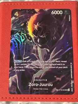 Zoro-Juurou (ST18-004) Alt Art English SP Rare OP12 - One Piece TCG - Image 3