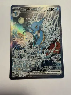 Pokemon TCG: Kingdra EX SVP 131 - Black Star Promo Card - Shrouded Fable - NM - Image 1