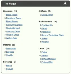 Magic the Gathering MTG Urza's Saga Preconstructed Deck "The Plague" Sealed - Image 3