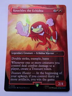 Knuckles the Echidna (Rainbow Foil) Secret Lair Drop Foil - Image 1