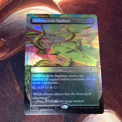 Undergrowth Stadium X1 Mtg Commander Masters Nm Foil Borderless - Image 1