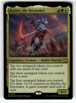 Baylen, the Haymaker 0205 Foil Bloomburrow BLB MTG Magic - Image 1