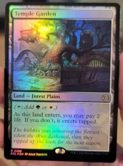 Temple Garden - FOIL - Lorwyn Eclipsed ECL - 268 - MTG Magic - Image 1
