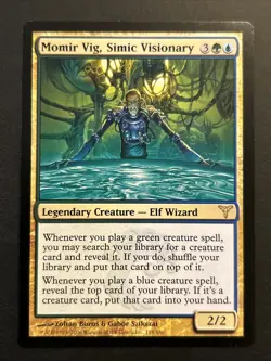 Momir Vig, Simic Visionary - Dissension #118/180 MTG TCG Magic The Gathering LP - Image 1