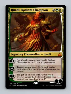 Huatli, Radiant Champion Rivals of Ixalan Non-Foil MTG NM - Image 1